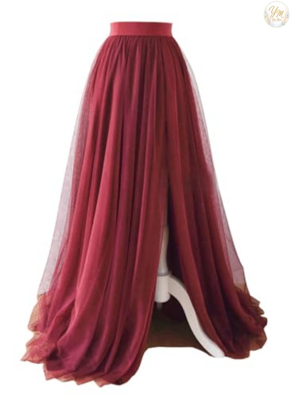 Adult Tulle Maxi Skirt 3-Layer Full Party Prom Dance Evening